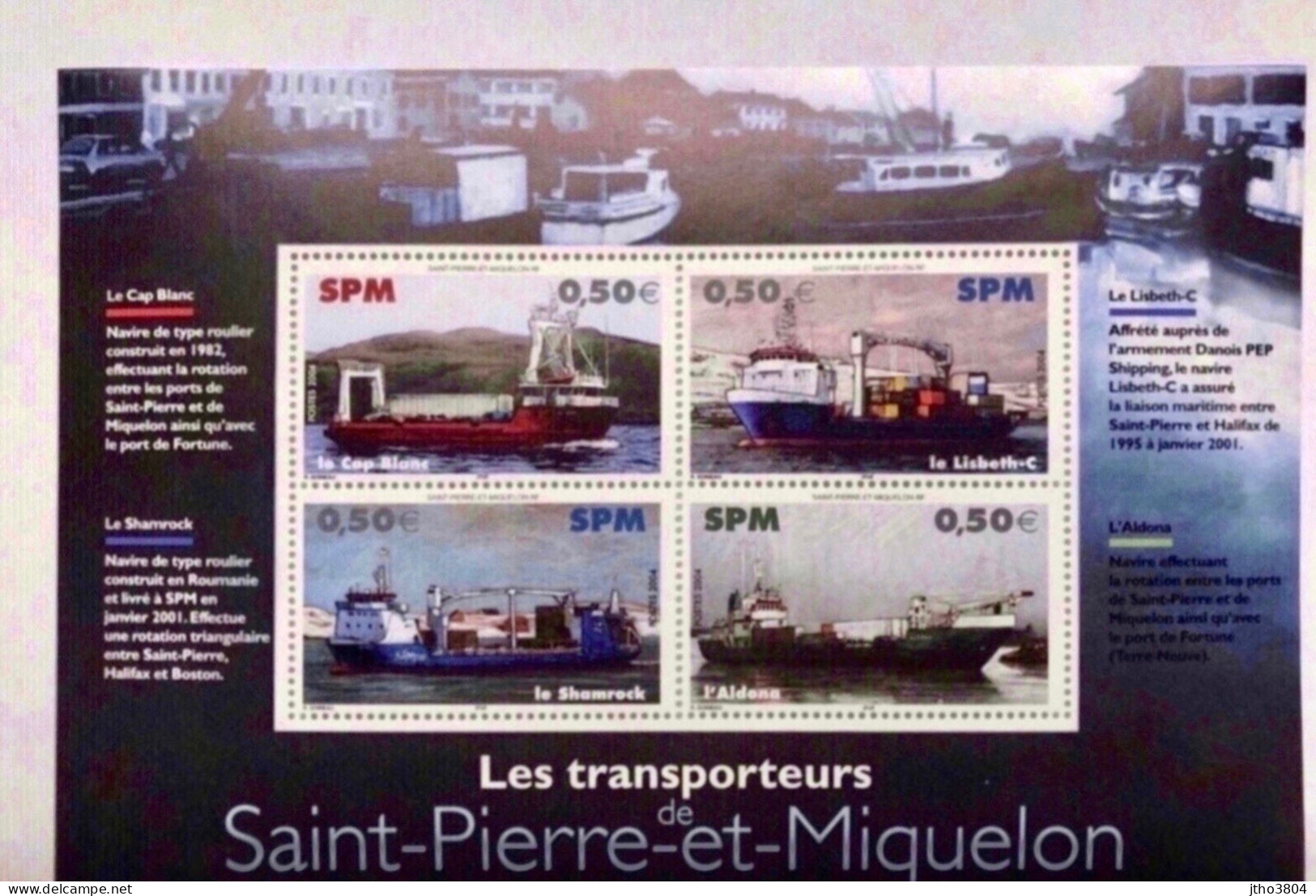 Saint PIERRE ET MIQUELON SPM 2004 -  1 Bloc Neuf BF 10 MNH - Neufs