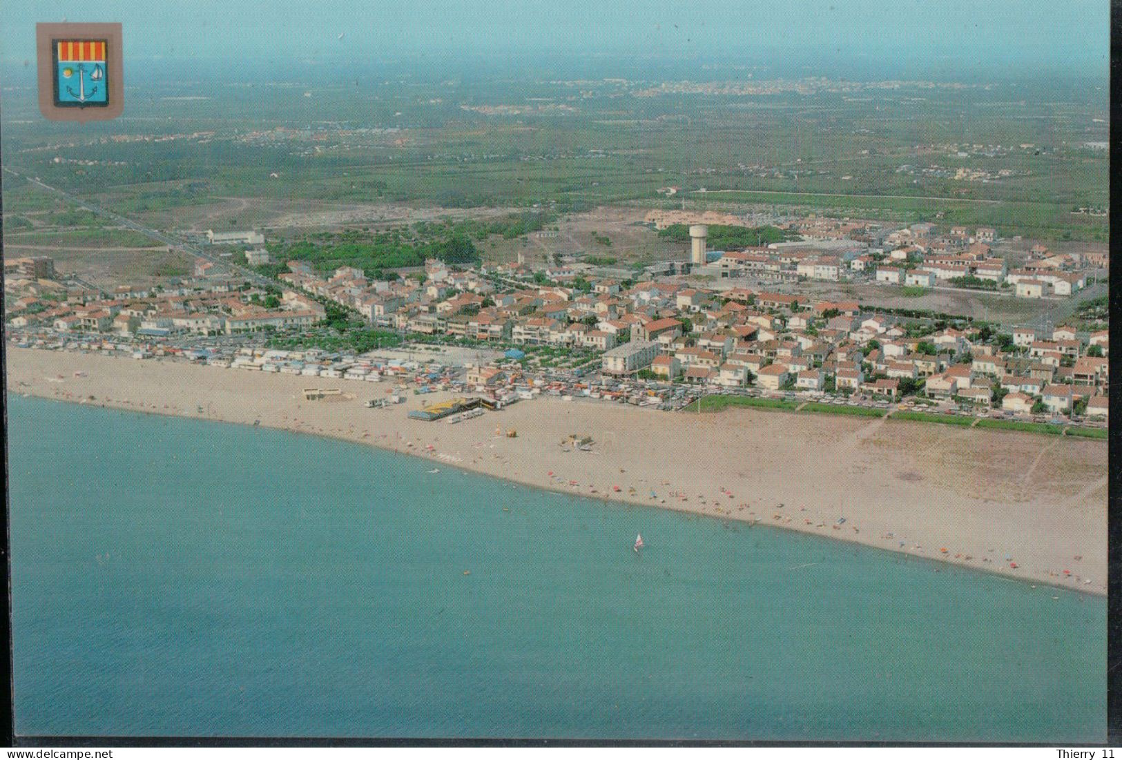 Cpsm 66  Le Barcarès Vue Aérienne Du Village - Port Barcares