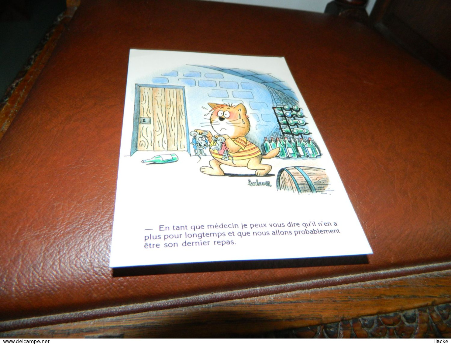 Carte Postale Fantesie Sur Le Chat - Katzen