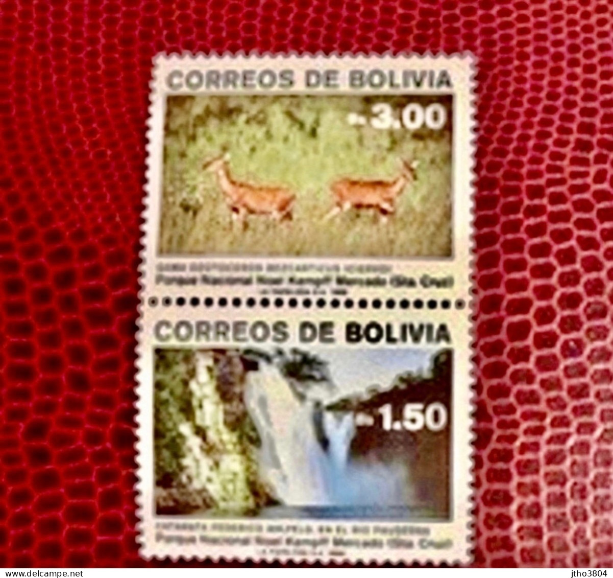 BOLIVIA 1989 2v Neuf MNH ** Mi 1103 / 1104 Mamíferos Mammals Säugetiere Mammiferi Mammifère BOLIVIE - Otros & Sin Clasificación