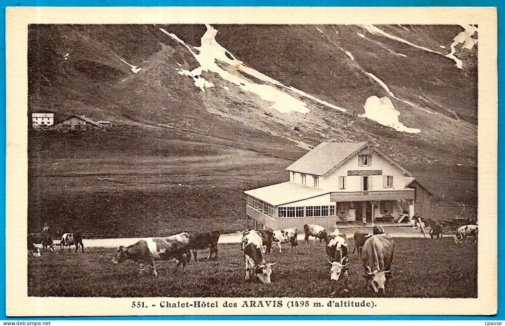 CPA 73 74 - Chalet-Hotel Des ARAVIS (1498 M. D'altitude) Savoie, Haute-Savoie ° L. Morand * Col - Rhône-Alpes