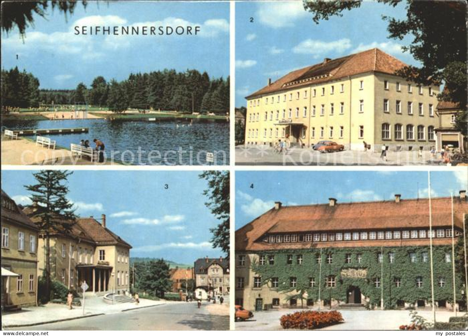 72200739 Seifhennersdorf Filmtheater Rathaus Waldbad Silberteich Seifhennersdorf - Seifhennersdorf