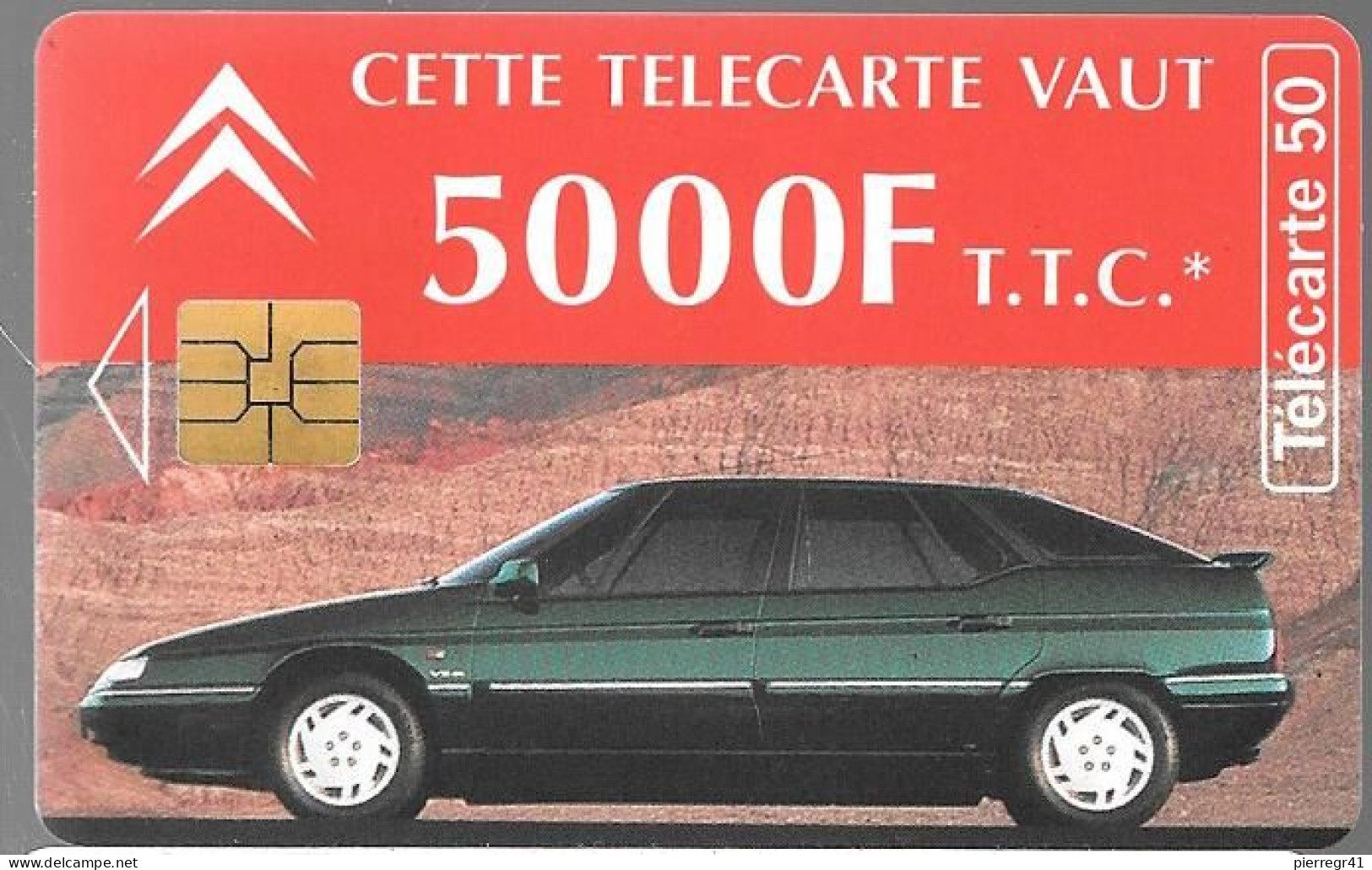 CARTE-PUBLIC-F 507C-50U-SO3-09/94-CITROEN XM-14-CAEN-JG-Lot A 48012969-UTILISE-TBE- - 1994