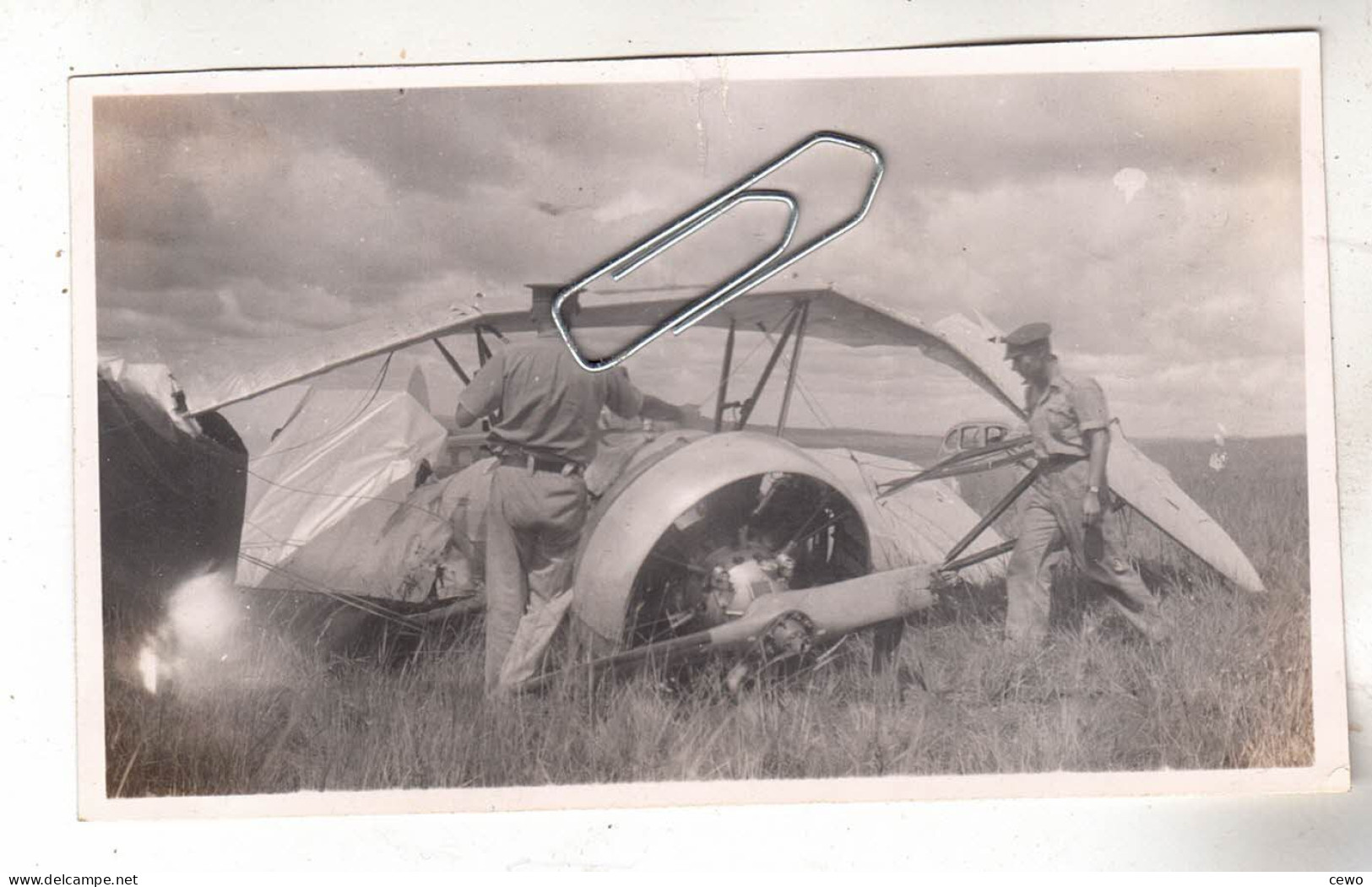 PHOTO  AVIATION AVION ACCIDENT WESTLAND WALLACE - Luftfahrt