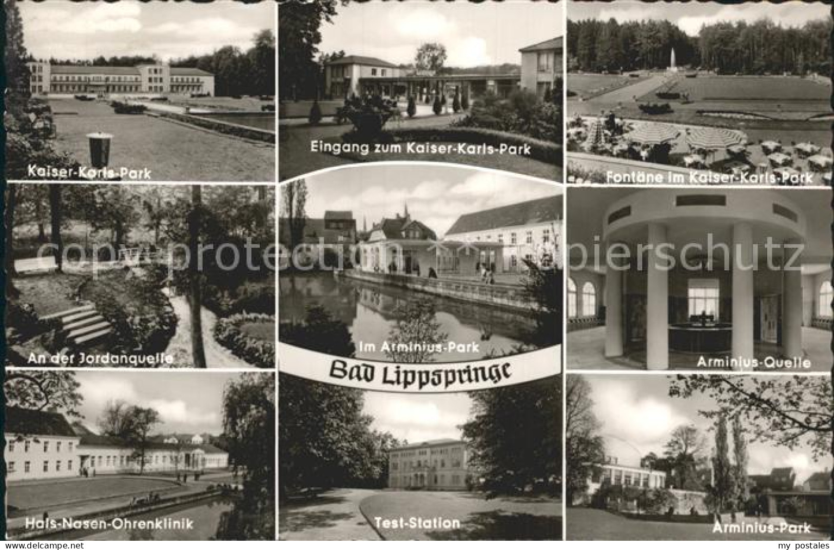 72200311 Bad Lippspringe Kaiser-Karls-Park Jordanquelle Arminius-Park Bad Lippsp - Bad Lippspringe