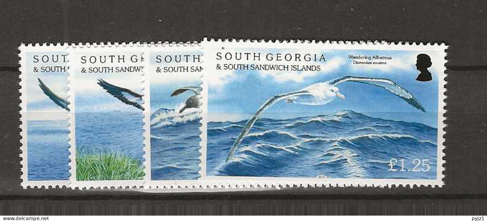 2015 MNH South Georgia  Mi 651-54 Postfris** - Géorgie Du Sud