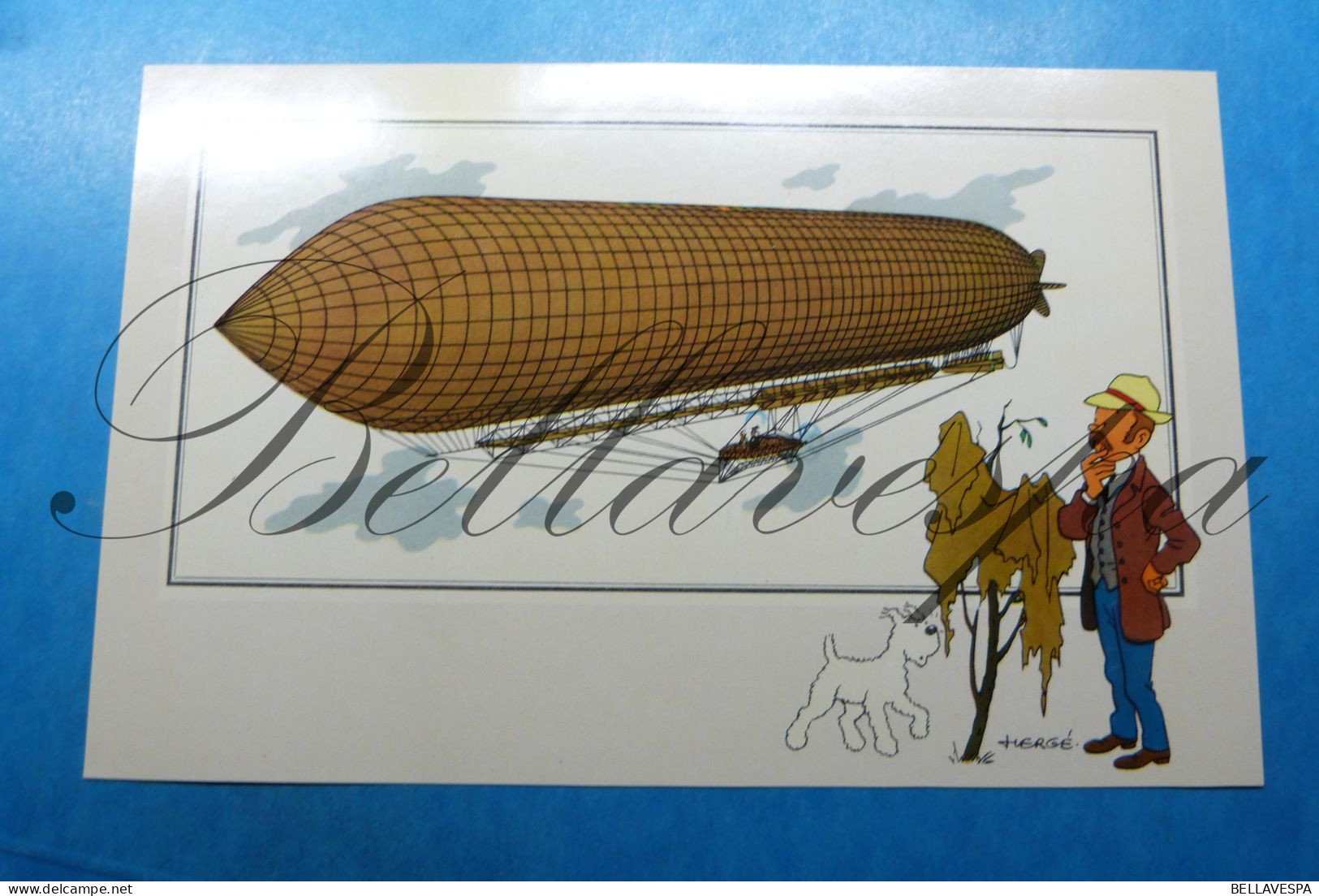 Dirigeable Graf Zeppelin e.a.Lot x 14 stuks/pc.Voir et savoir Tintin Kuifje Herge-Casterman 1955 Luchtschip Zien  weten