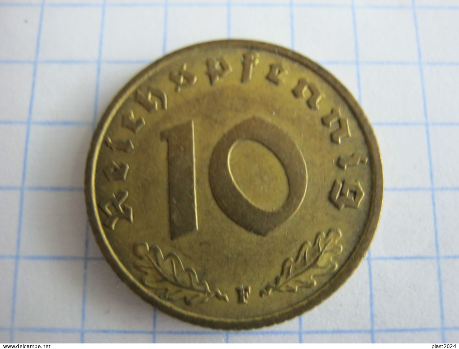 Germany 10 Reichspfennig 1938 F - 10 Reichspfennig