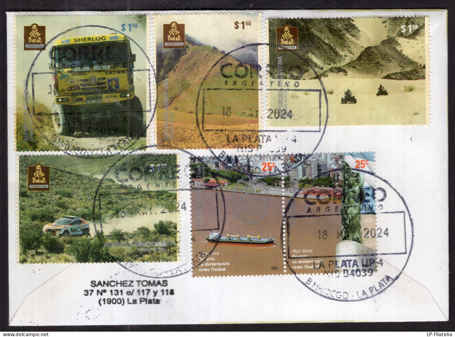 Argentina - 2024 - Letter - Modern Stamps - Diverse Stamps - Covers & Documents