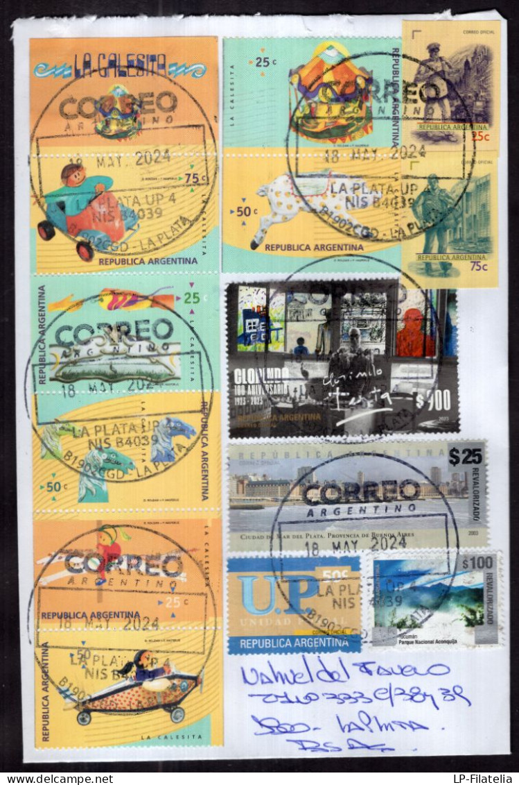 Argentina - 2024 - Letter - Modern Stamps - Diverse Stamps - Covers & Documents