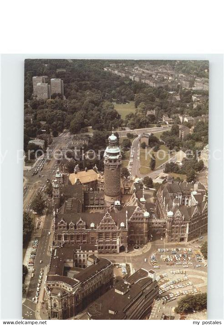 72199009 Leipzig Neues Rathaus Fliegeraufnahme Leipzig - Leipzig