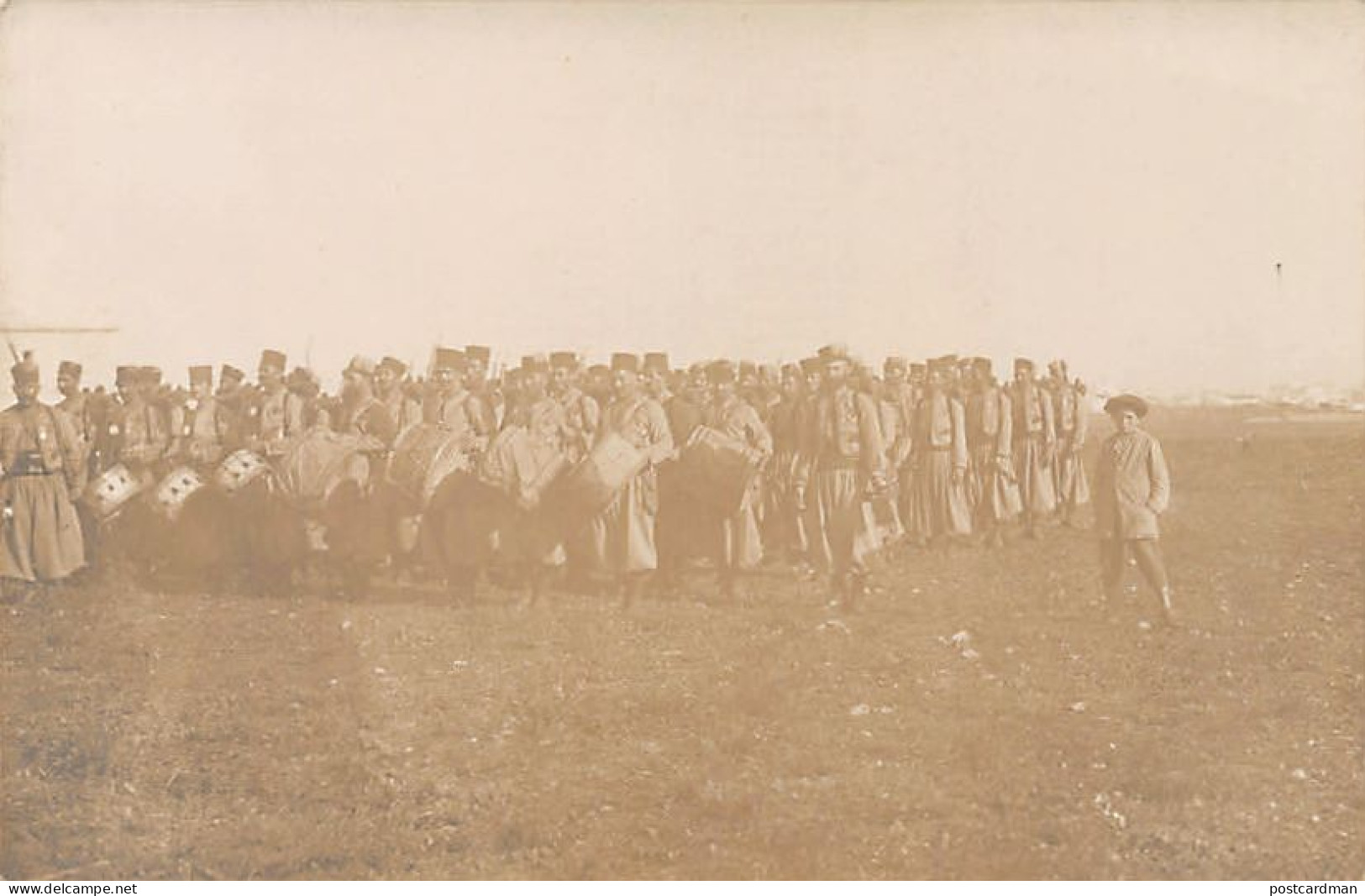 CASABLANCA - Les Noubas Des 1er Et 4ème Bataillons De Tirailleurs Algériens - Remise Des Médailles Du Maroc - CARTE PHOT - Casablanca