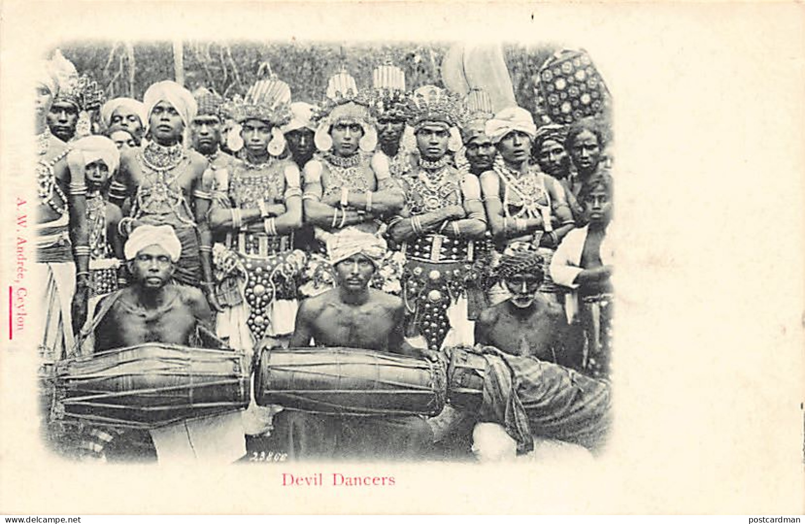 SRI LANKA - Devil Dancers - Publ. Andrée  - Sri Lanka (Ceylon)