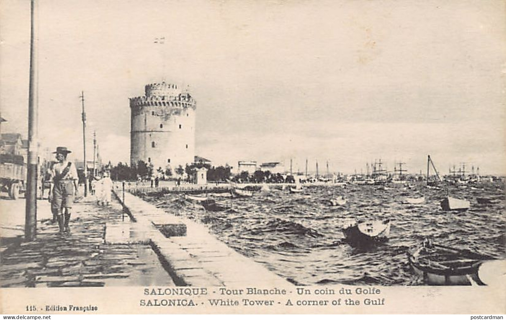 Greece - SALONICA - White Tower - A Corner Of The Gulf - Publ. Edition Française 115 - Grèce