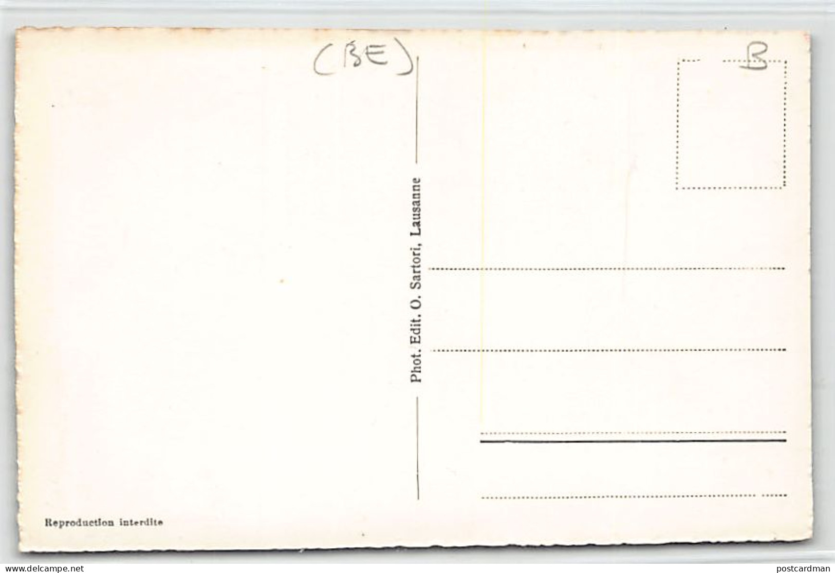 GSTEIG (BE) Totalansicht - Verlag Sartori 4848 - Gsteig Bei Gstaad