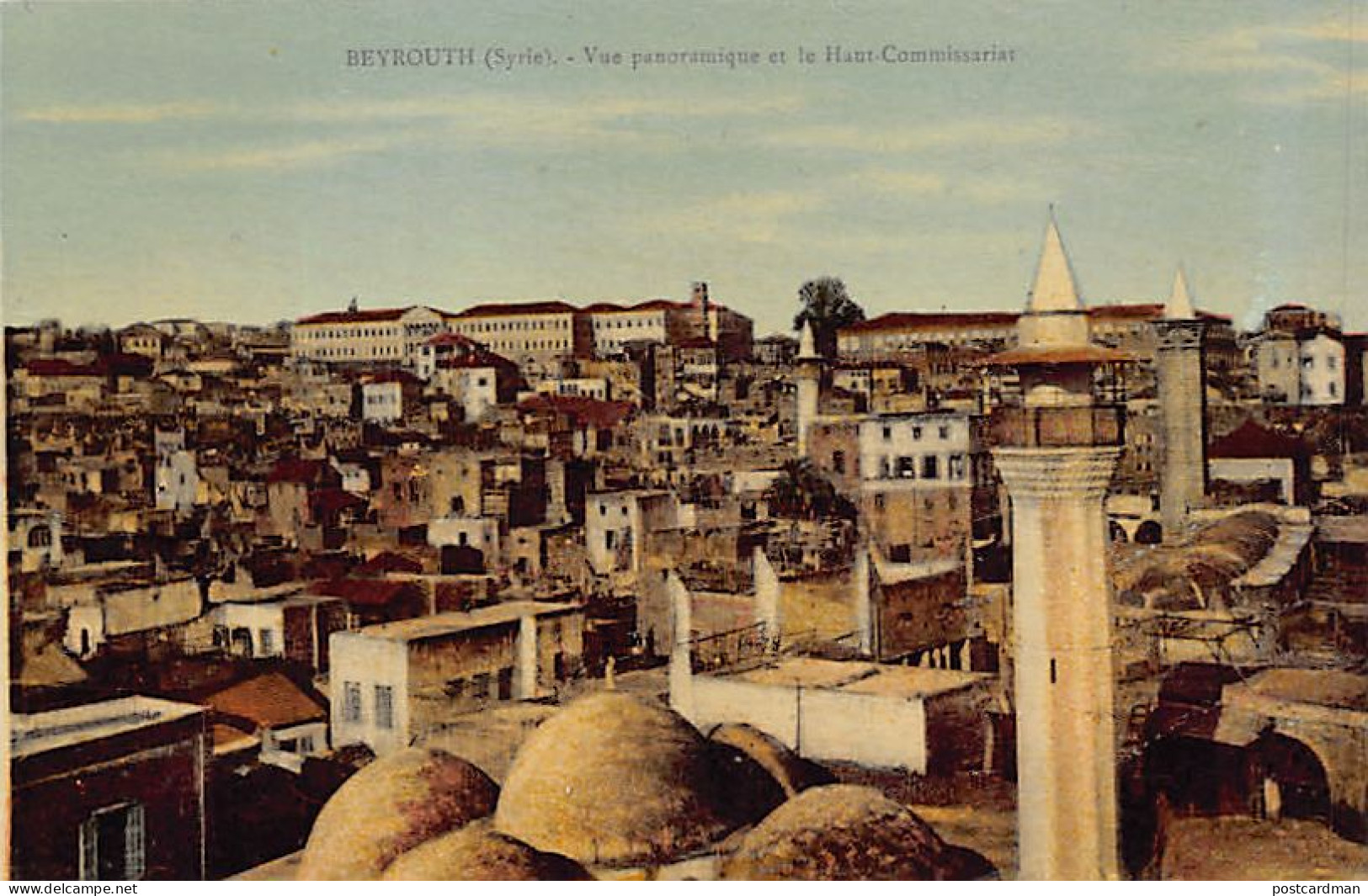 Liban - BEYROUTH - Vue Panoramique Et Le Haut-Commissariat - Ed. Au Bon Marché 189 - Lebanon