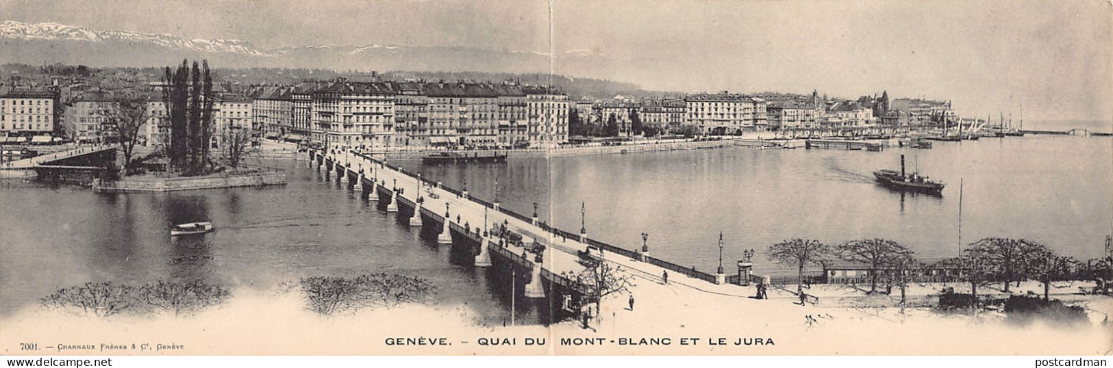 GENÈVE - Quai Du Mont-Blanc - Ed. Charnaux 7001 - Genève