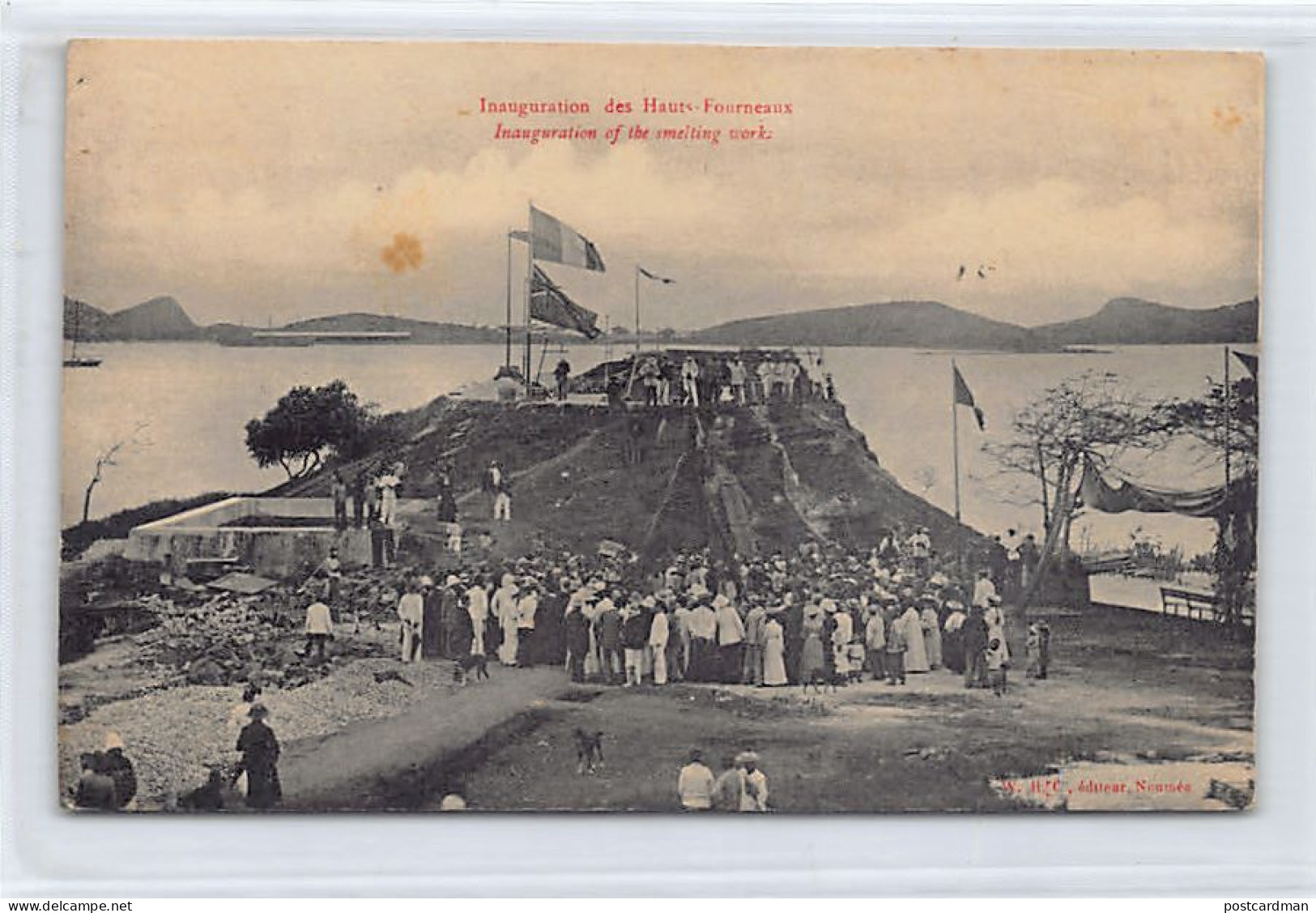 Nouvelle-Calédonie - NOUMÉA - Inauguration Des Hauts-Fourneaux - Ed. W.H.C.  - Nouvelle Calédonie