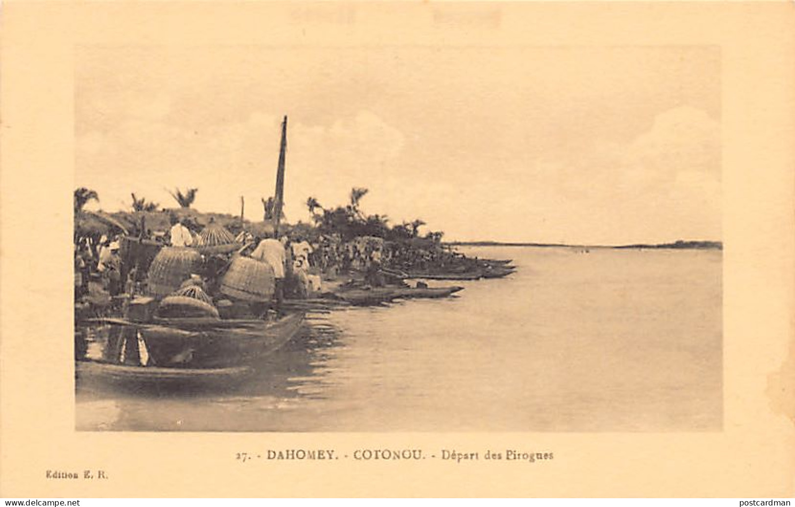 Bénin - COTONOU - Départ Des Pirogues - Ed. E. R. 27 - Benin