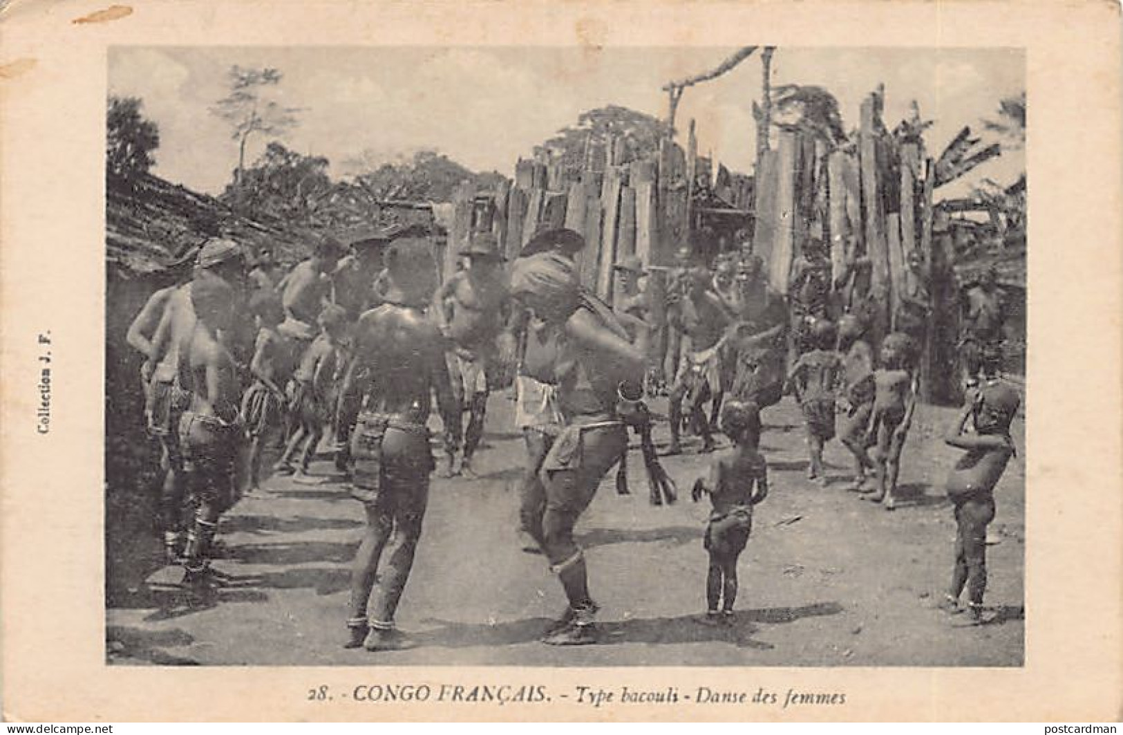 Congo Brazzaville - Types D'ingènes Bacoulis - Danse Des Femmes - Ed. J. F. 28 - Sonstige & Ohne Zuordnung