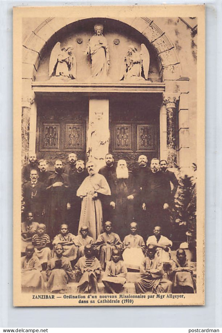 ZANZIBAR - Ordination Of A New Missionary By Monsignor Allgeyer In His Cathedral In 1910 - Publ. Spiritus  - Tanzanie
