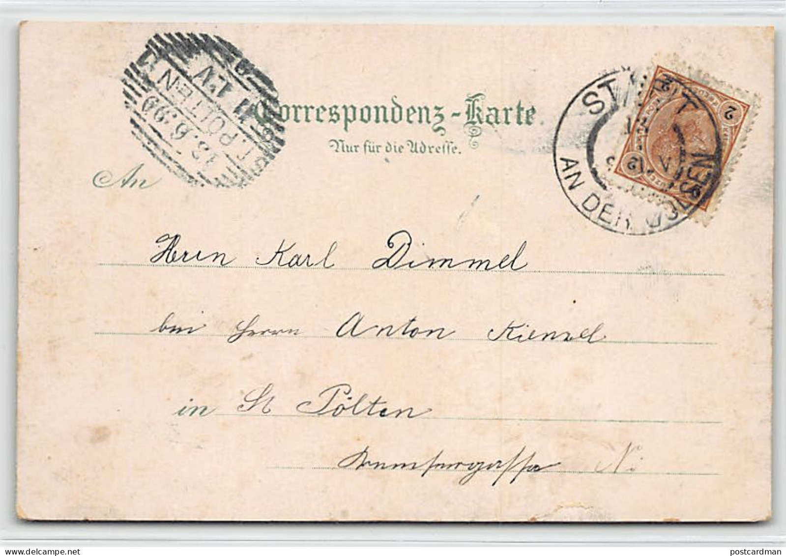 Österreich - OLLERSBACH (NÖ) Litho - Jahr 1899 - Autres & Non Classés