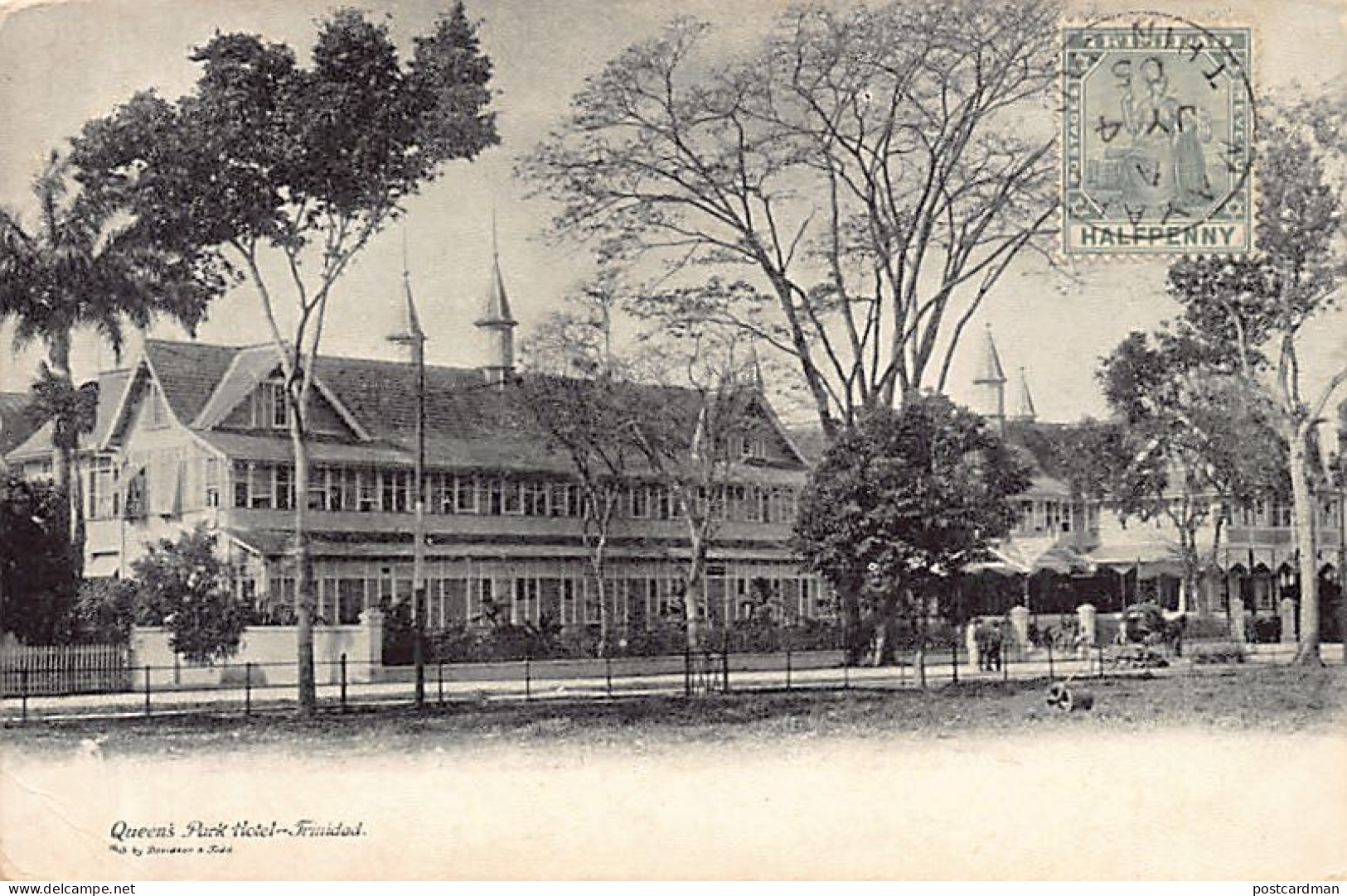 Trinidad - Queen's Park Hotel - Publ. Davidson & Todd  - Trinidad