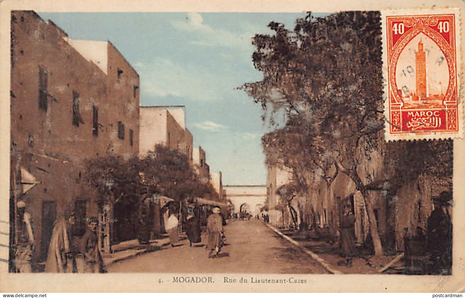 Maroc - MOGADOR Essaouira - Rue Du Lieutenant Cazes - Ed. EPA 4 - Sonstige & Ohne Zuordnung