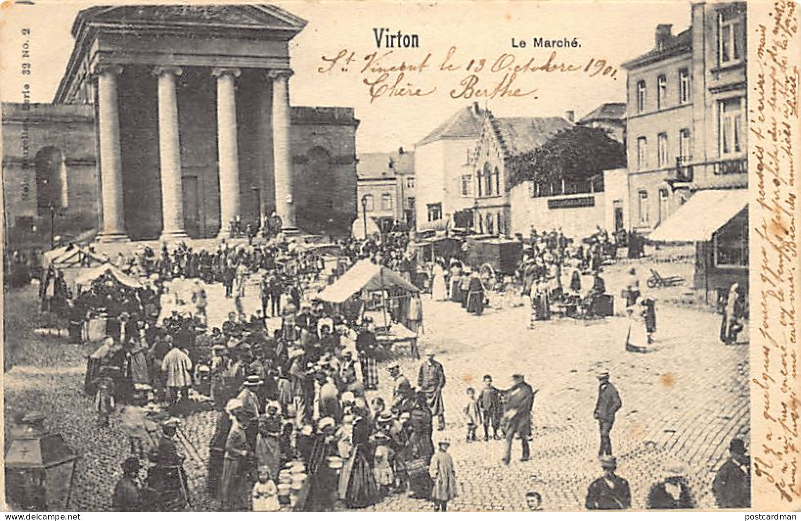 Belgique - VIRTON (Prov. Lux.) Le Marché - Ed. Nels Série 32 N. 2 - Virton