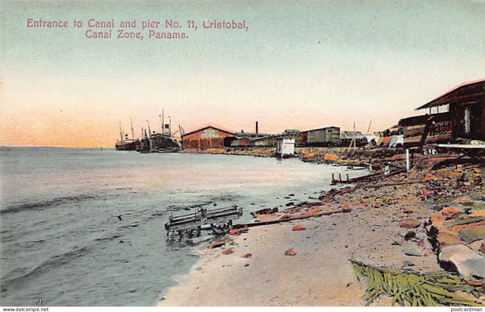 Canal De Panamá - CRISTOBAL - Entrance To Canal And Pier No. 11 - Publ. I. L. Maduro Jr. 74C - Panama
