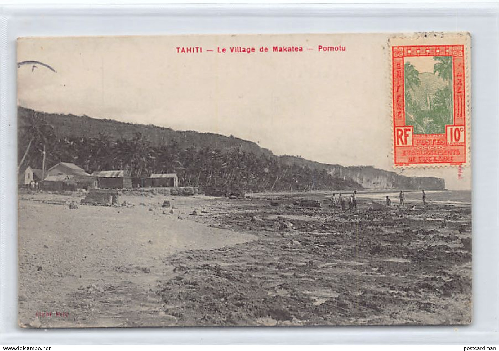 POLYNÉSIE - Le Village De Makatea - Pomotu - Ed. Bopp - Marché Colonial  - Polynésie Française