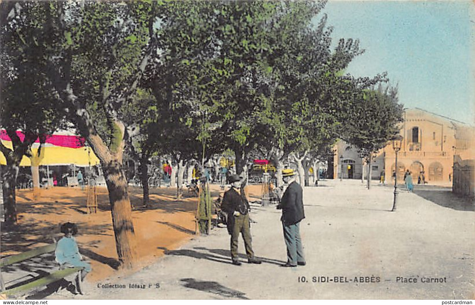 Algérie - SIDI BEL ABBÈS - Place Carnot - Ed. Collection Idéale P.S. AQUARELLÉE 10 - Sidi-bel-Abbès