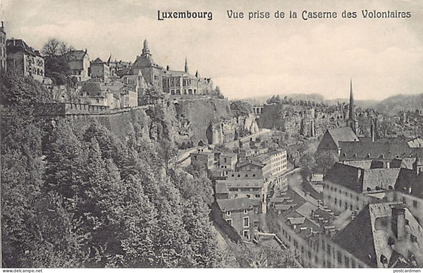 Luxembourg-Ville - Vue Prise De La Caserne Des Volontaires - Ed. Ch. Bernhoeft  - Luxembourg - Ville
