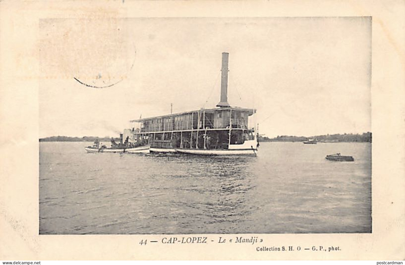 Gabon - CAP-LOPEZ - Le Mandji, Bateau à Roues à Aubes - Ed. S.H.O. - G.P. 44 - Gabun