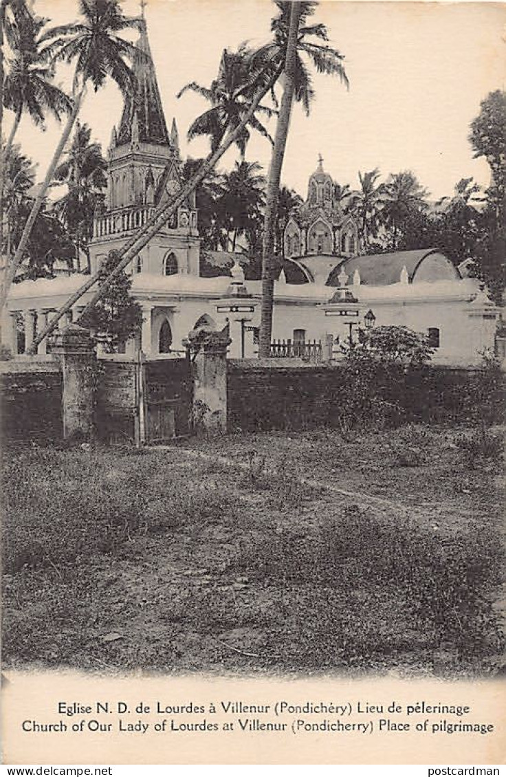 India - VILLANUR - Our Lady Of Lourdes Shrine - Publ. Missions Etrangères  - India