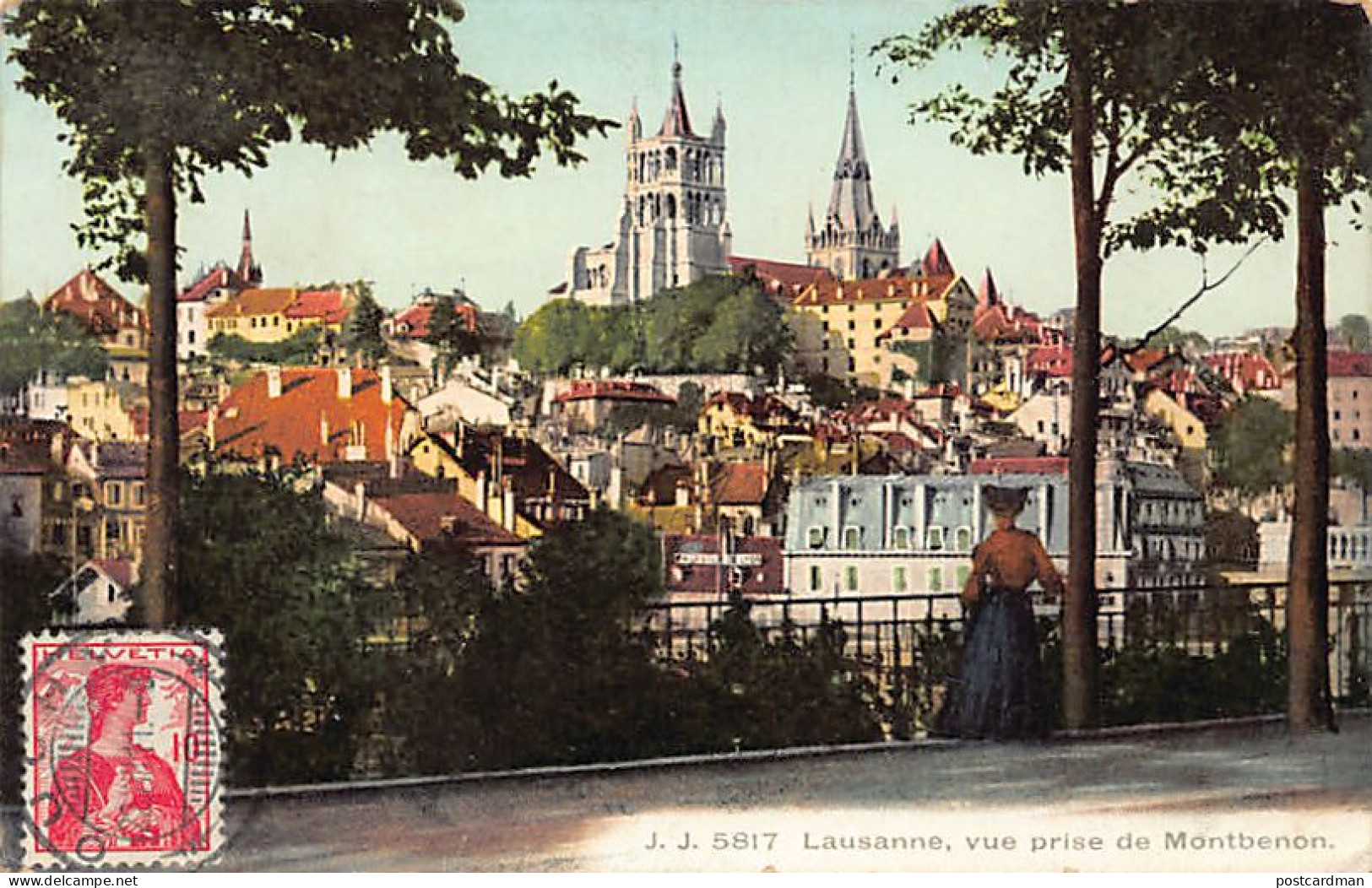 LAUSANNE (VD) Vue Prise De Montbenon - Ed. Jullien J.J. 5817 - Lausanne
