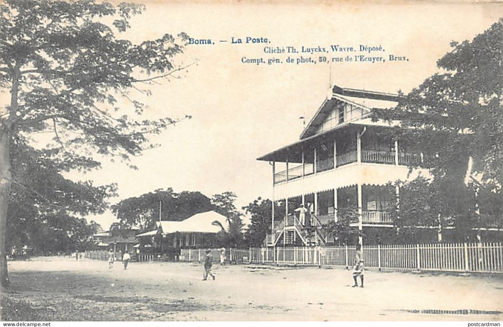 Congo Kinshasa - BOMA - La Poste - Cliché Th. Luyckx - CARTE POSTALE LÉGÈREMENT DÉCOLLÉE - Ed. Compt. Gén. De Phot.  - Congo Belge