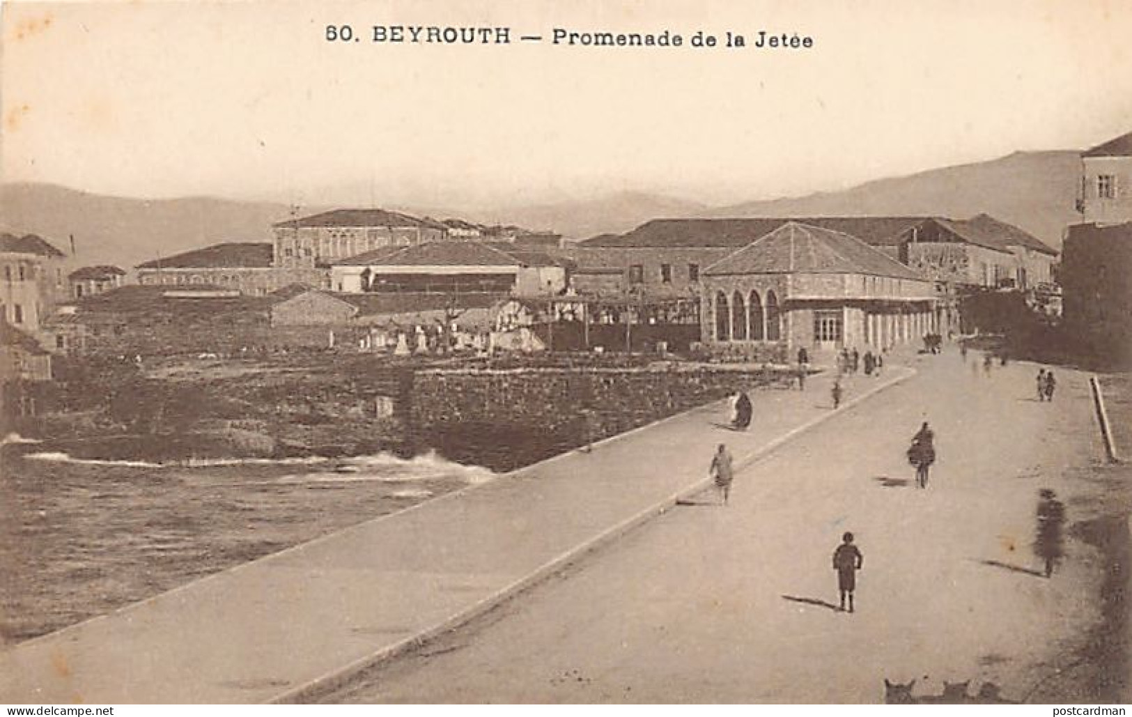 Liban - BEYROUTH - Promenade De La Jetée - Ed. Aux Cèdres Du Liban - Michel I. Corm & Cie 50 - Libanon