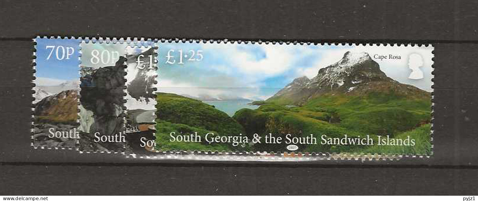 2017 MNH South Georgia  Mi 694-97 Postfris** - Géorgie Du Sud