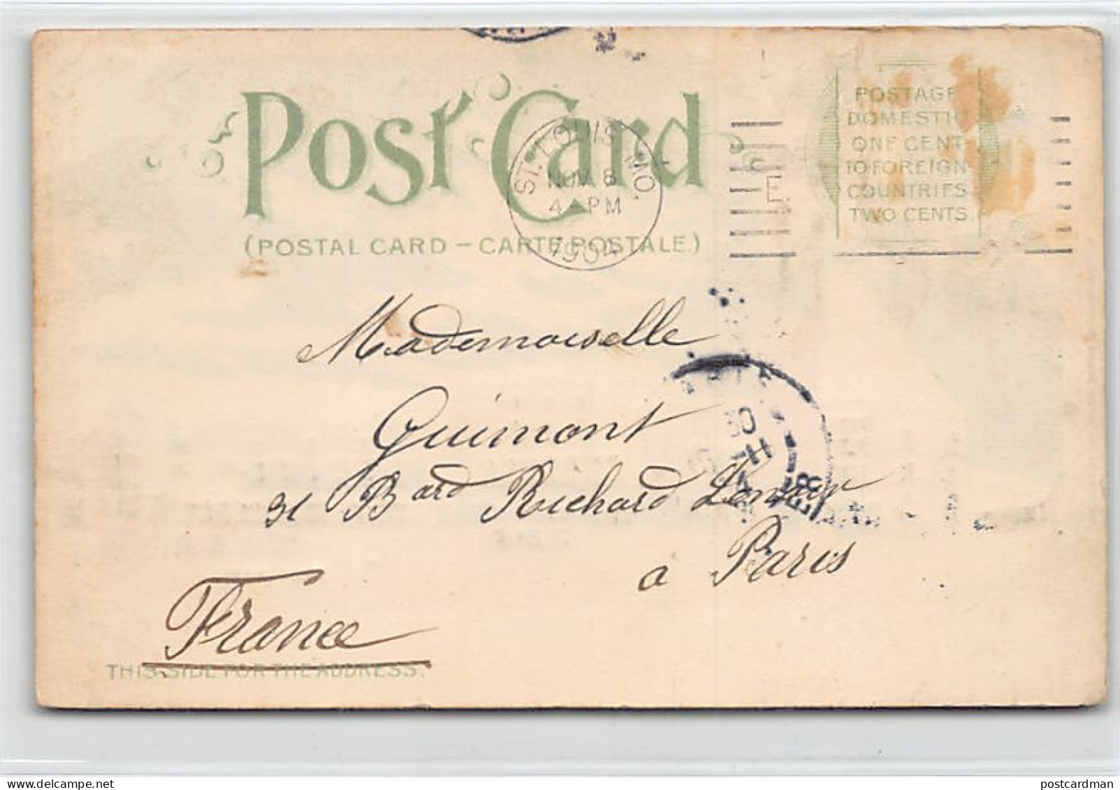 Usa - ST. LOUIS (MO) Union Station - HOLD TO LIGHT POSTCARD - Publ. Samuel Cupples Envelope Co. - St Louis – Missouri