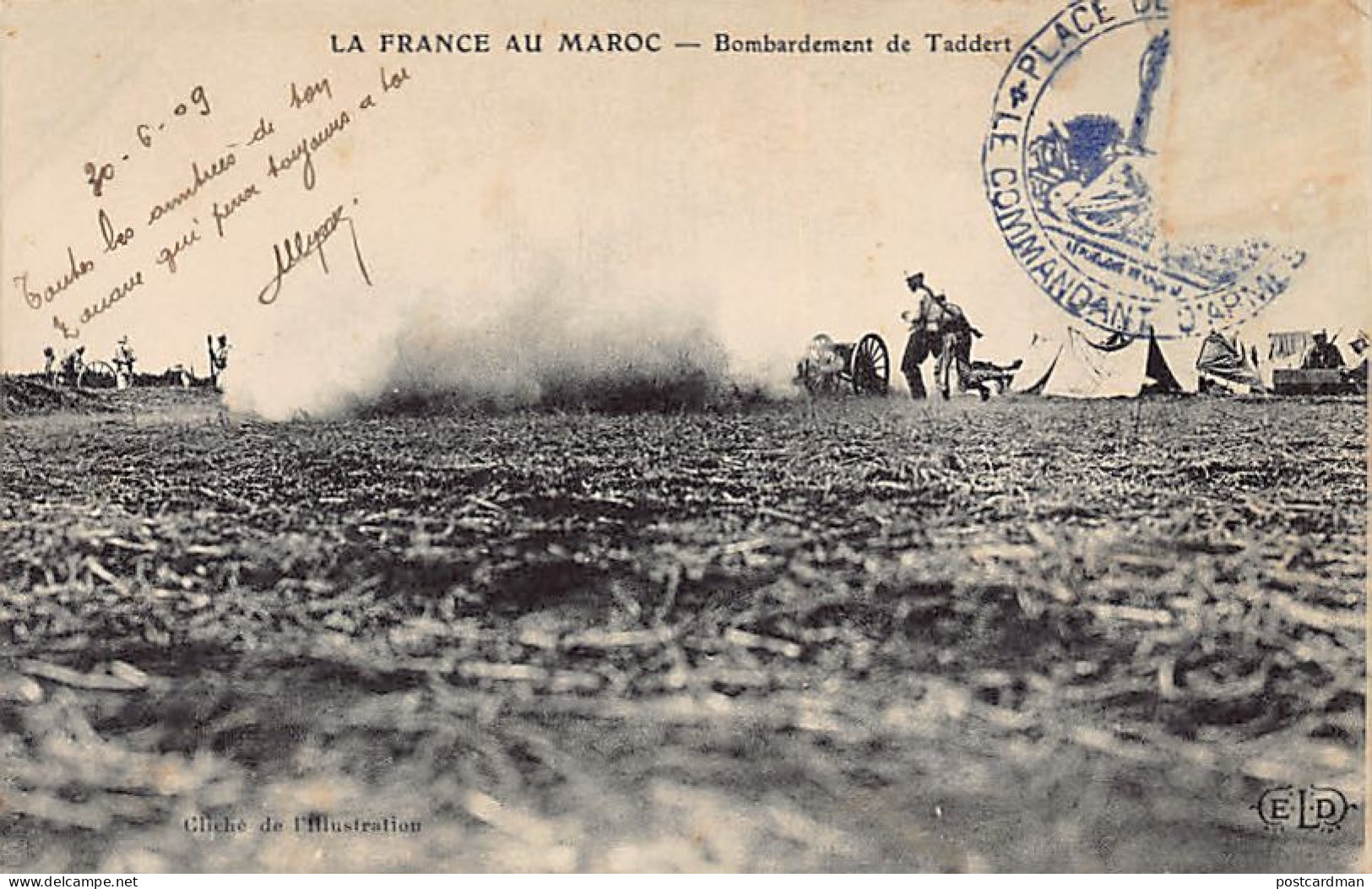 La France Au Maroc - Bombardement De Taddert - Cliché De L'Illustration - Ed. E.L.D. E. Le Deley  - Casablanca