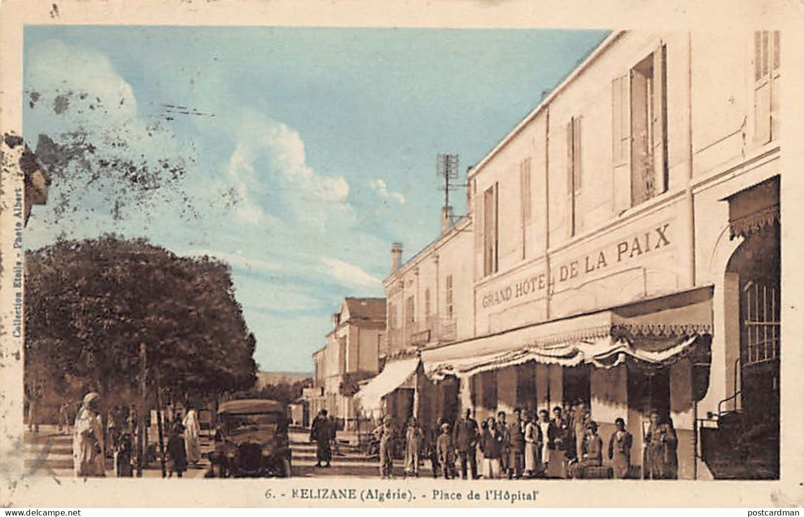 Algérie - RELIZANE - Grand Hôtel De La Paix - Place De L'Hôpital - Ed. EPA 6 - Sonstige & Ohne Zuordnung