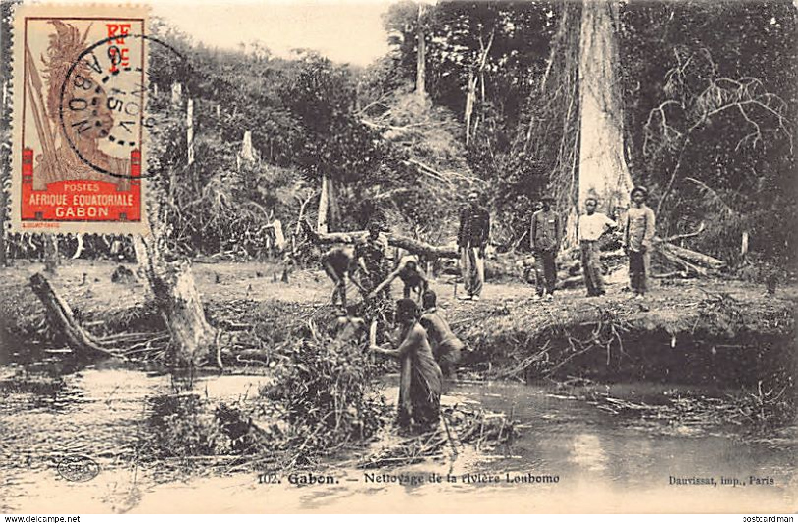 Gabon - Nettoyage De La Rivière Loubomo - Ed. Dauvissat 102 - Gabun