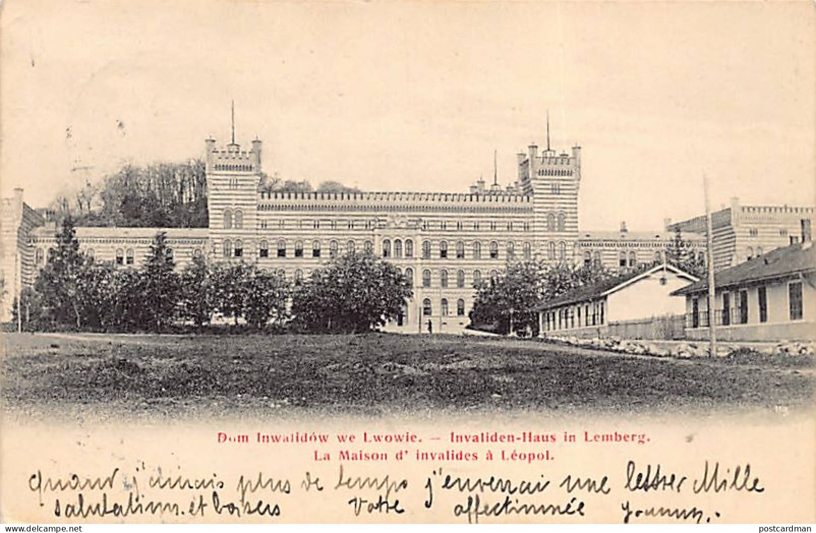 Ukraine - LVIV Lemberg - The Invalids' Home - Ed. Salonu Malarzy Polskich W Krakowie (1906)  - Ukraine