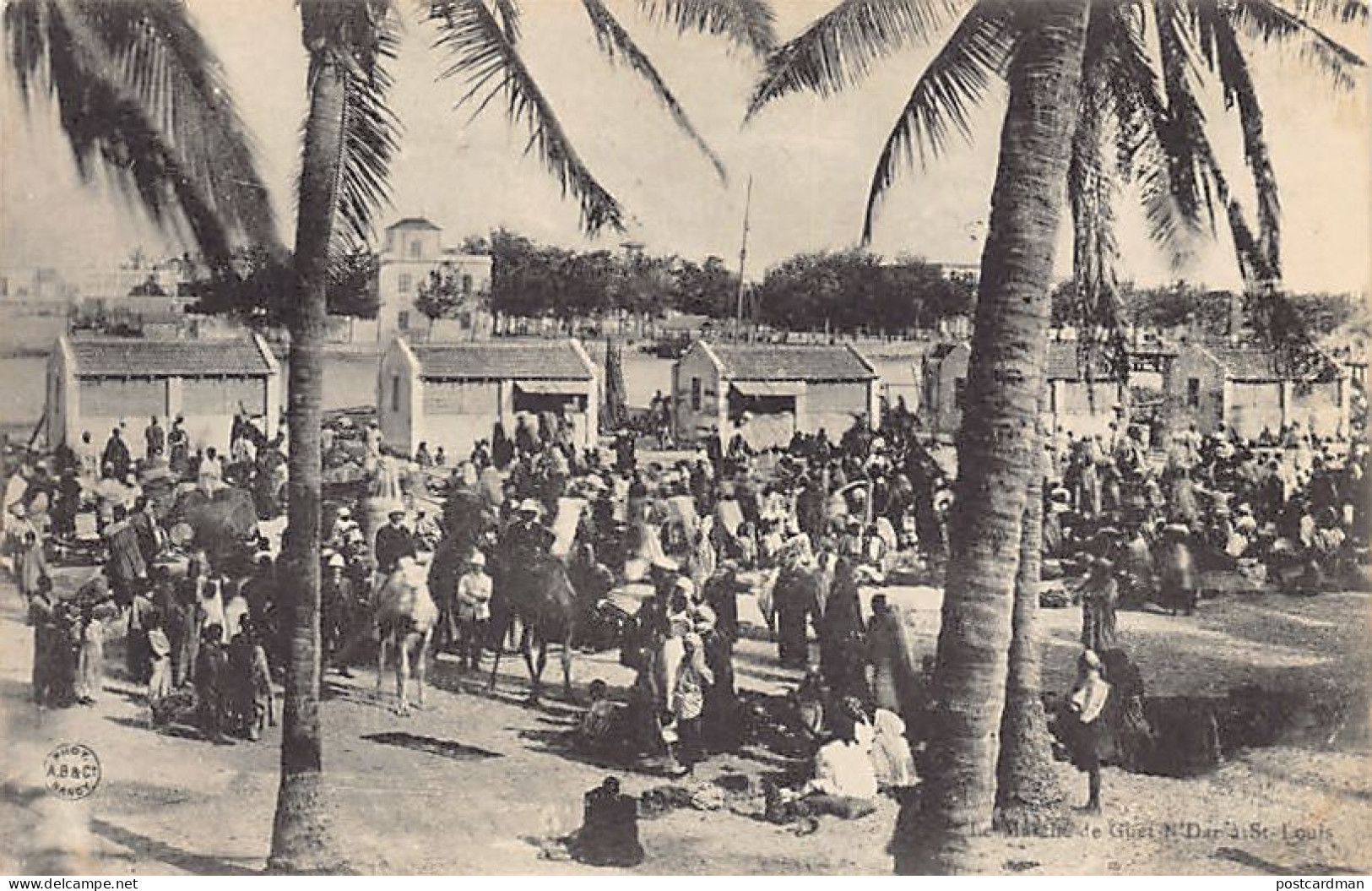 Sénégal - SAINT-LOUIS - Le Marché De Guet N'Dar - Ed. A. Bergeret  - Sénégal