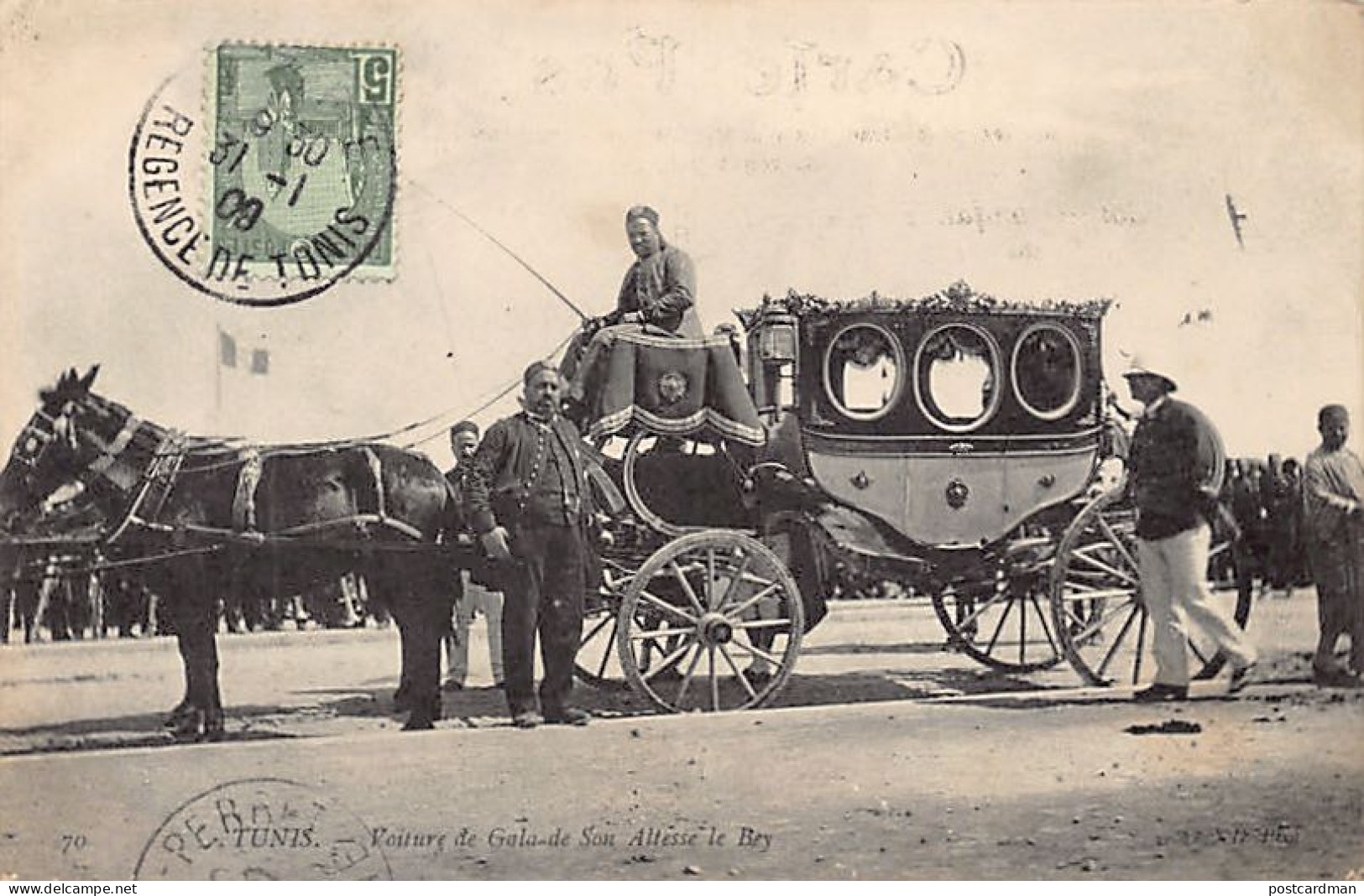 Tunisie - TUNIS - Voiture De Gala De Son Altesse Le Bey - Ed. Neurdein ND Phot.  - Tunisie