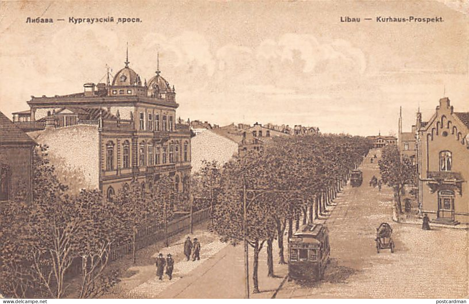 Latvia - LIEPAJA Libau -Kurhaus Prospekt - Publ. A. Dunkert  - Lettonie