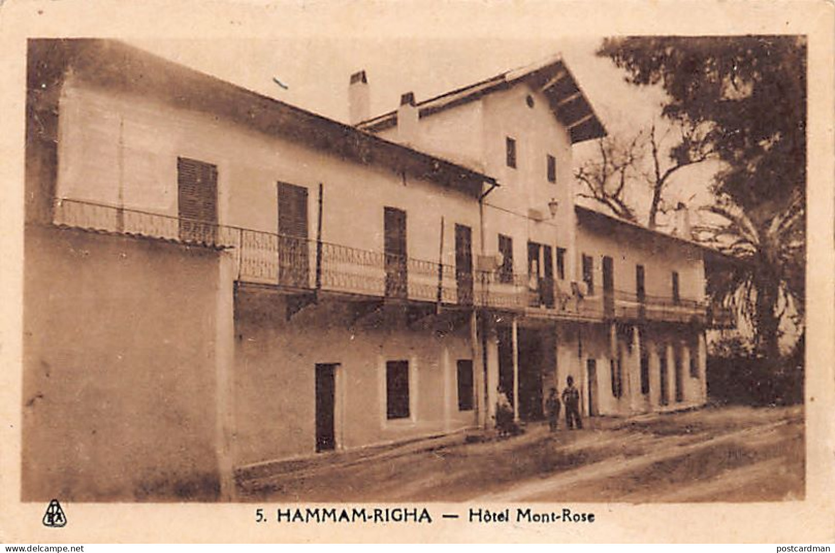 Algérie - HAMMAM RIGHA - Hôtel Mont-Rose - Ed. EPA 5 - Sonstige & Ohne Zuordnung