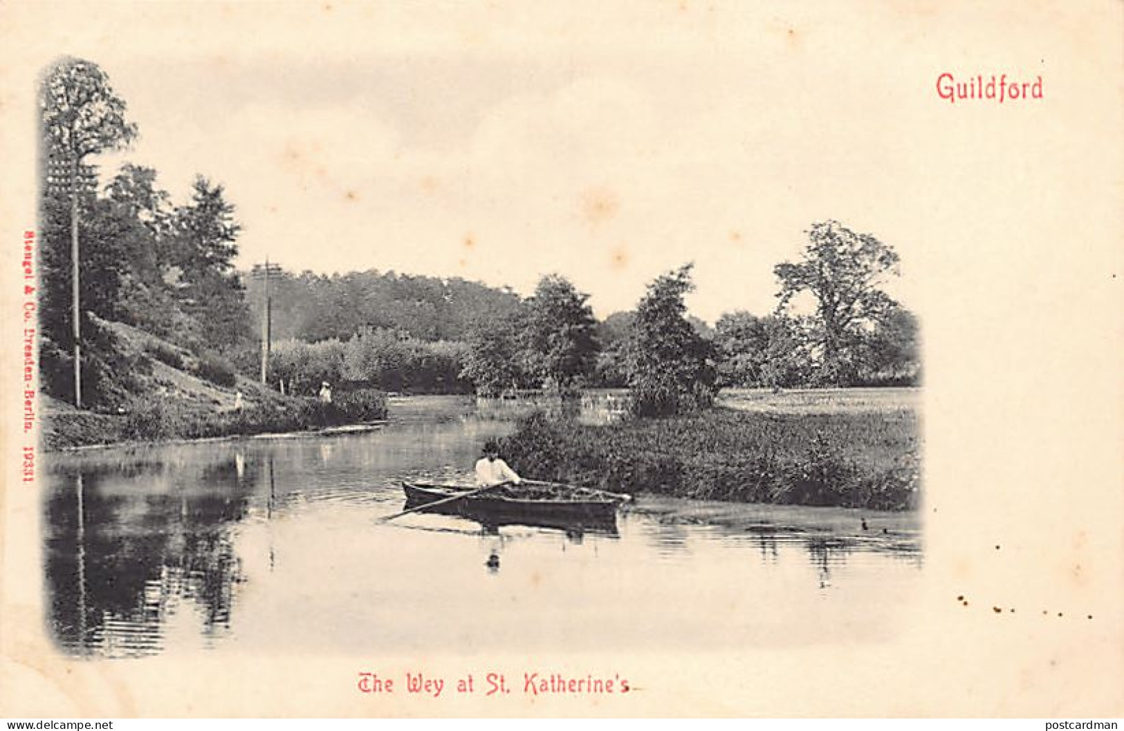 England - GUILDFORD - The Wey At St. Katherine's - River - Surrey