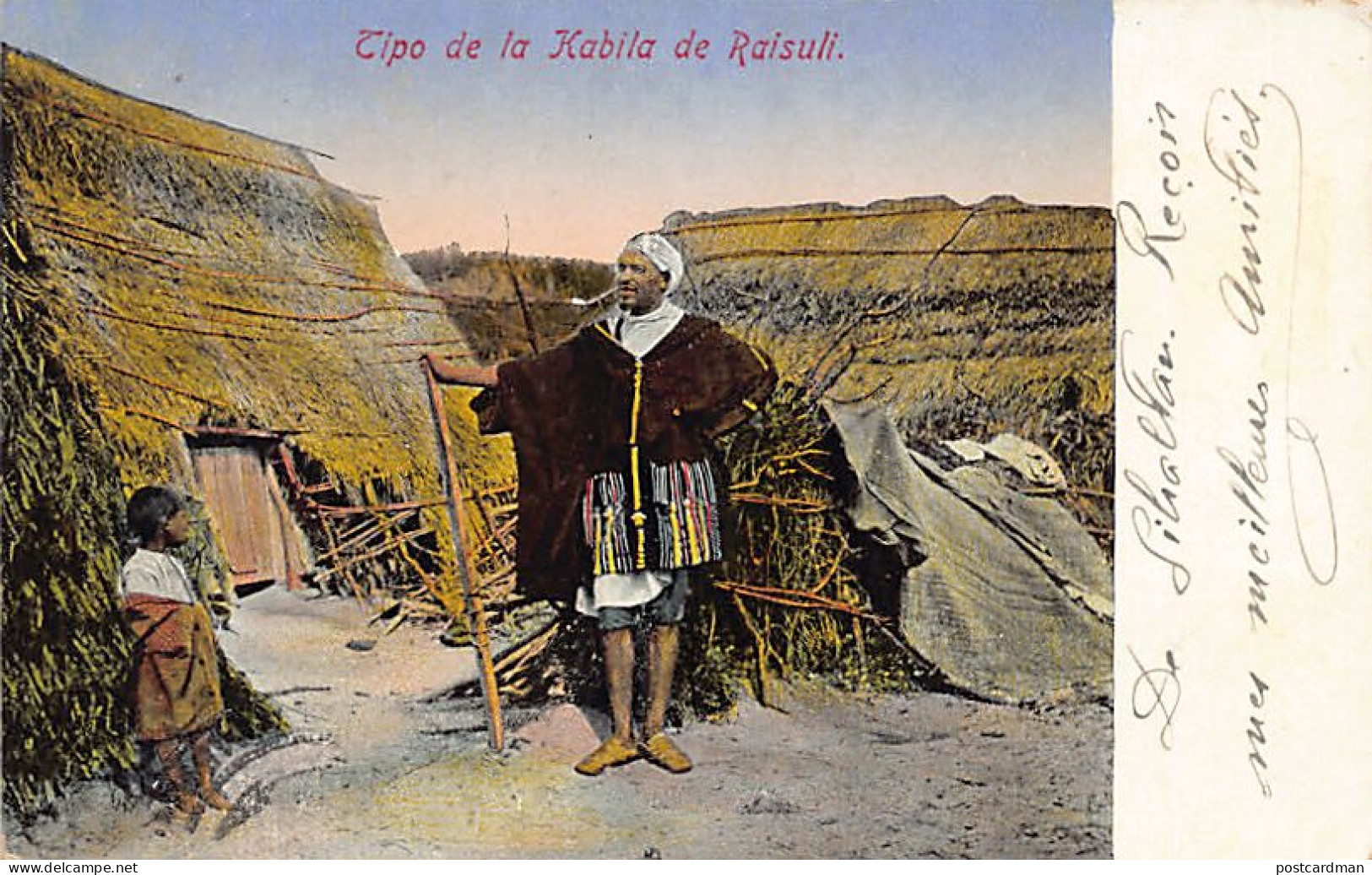 Maroc - Tipo De La Kabila De Raisuli - Membre De La Cabila D'El-Raisuni (orthographié Raisuli) - Ed. A. Arevalo 11 - Andere & Zonder Classificatie